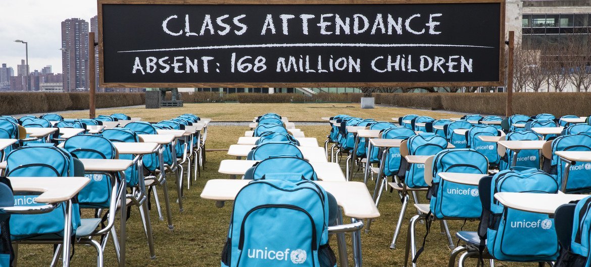 Over 168 million children miss nearly a year of schooling UNICEF